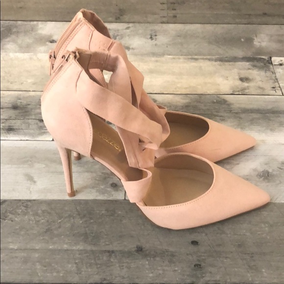 Shoe Dazzle Shoes - Blush Pink Heels